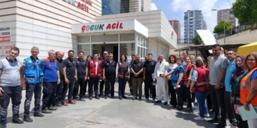 Aydın’daki Kadın Doğum ve Çocuk Hastalıkları Hastanesi’nde tatbikat gerçekleştirildi