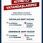 Germencik’te Kurban Bayramı öncesi pazar düzenlemesi 5 Germencik’te Kurban Bayramı öncesi pazar düzenlemesi