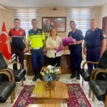Kaymakam Doğru Germencik jandarmasını ağırladı 1 Kaymakam Doğru Germencik jandarmasını ağırladı