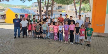 Meslek Lisesi öğrencilerinden köy okuluna destek