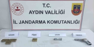 Silahla ateş eden şüpheli jandarma tarafından yakalandı