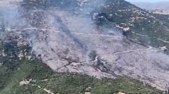 Sultanhisar yangınına müdahale sürüyor