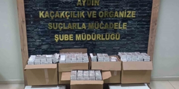 Şüphe üzerine durdurulan araçta, 77 bin adet makaron ele geçirildi