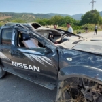 Takla atan kamyonette 1 ölü, 2 yaralı 4 Takla atan kamyonette 1 ölü, 2 yaralı