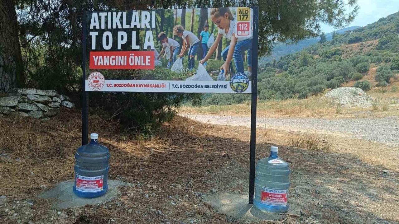 Bozdoğan Belediyesi’nden yangınlara karşı damacanalı önlem 1 bozdogan belediyesinden yanginlara karsi damacanali onlem 353f6c835b2c