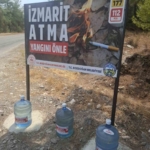Bozdoğan Belediyesi’nden yangınlara karşı damacanalı önlem 6 Bozdoğan Belediyesi’nden yangınlara karşı damacanalı önlem
