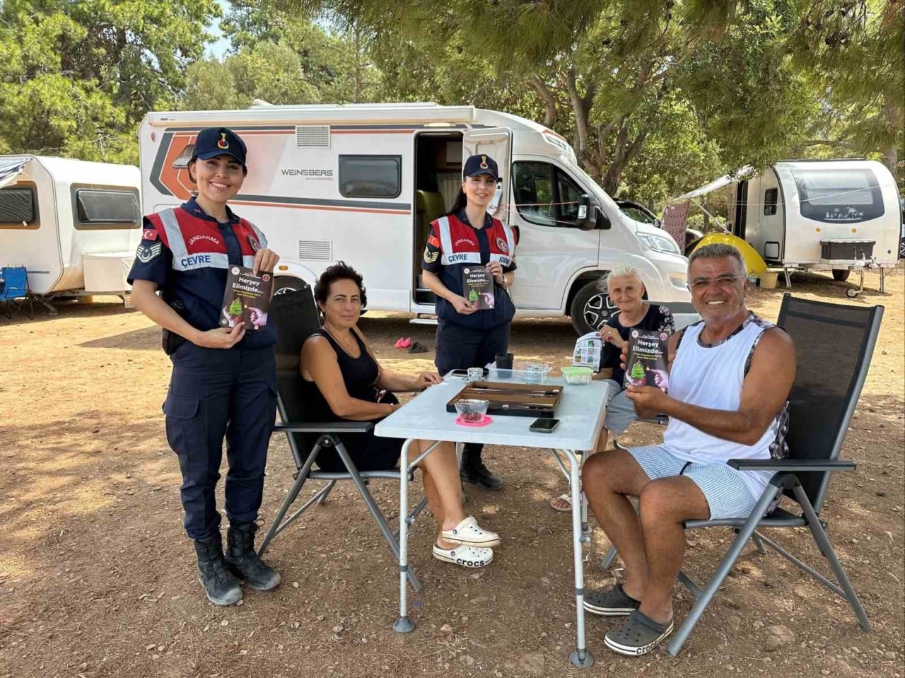 Didim’de vatandaşlar orman yangını riskine karşı bilgilendirildi