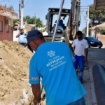 Germencik’te yağmur suyu altyapı çalışmaları sürüyor 1 Germencik’te yağmur suyu altyapı çalışmaları sürüyor