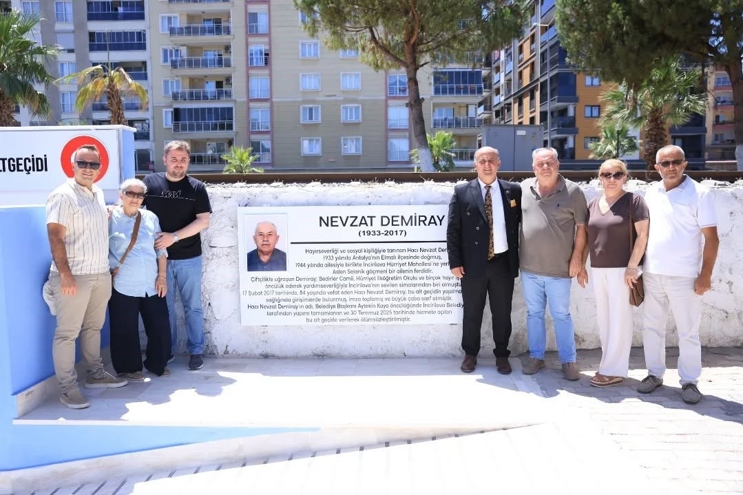 İncirliova Hacı Nevzat Demiray Altgeçidi hizmete girdi