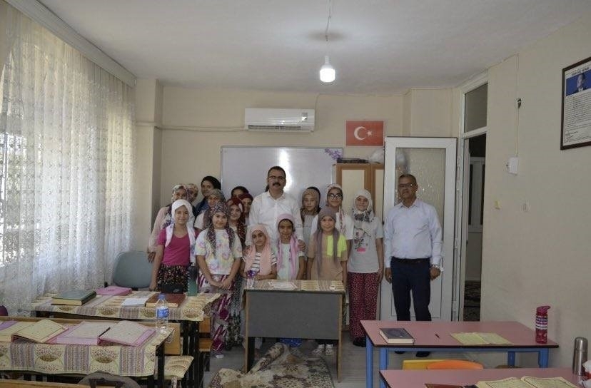 Kaymakam Ateş, Kur’an Kursu öğrencileri ile bir araya geldi