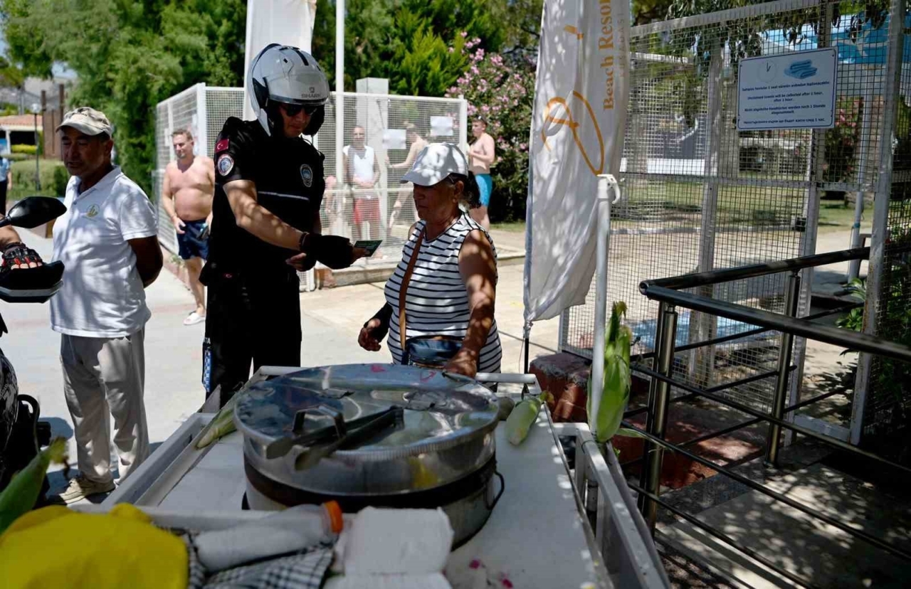 Kuşadası plajlarında ‘Kıyı Kanunu’ denetimi