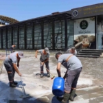 Nazilli meydanı temizilendi 5 Nazilli meydanı temizilendi