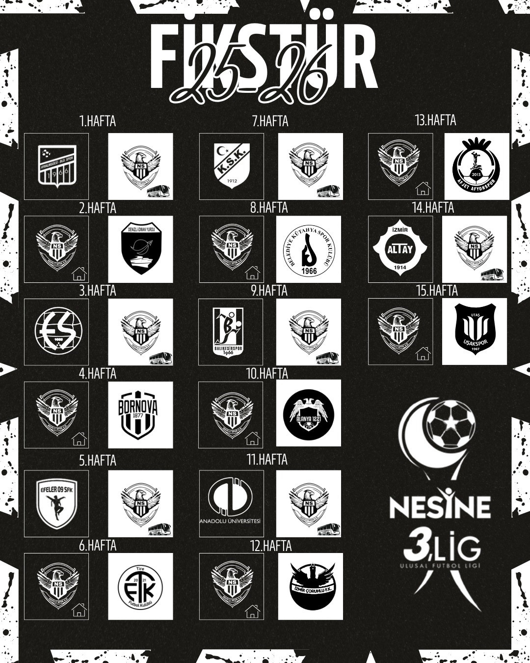 Nazillispor’un ilk hafta rakibi belli oldu