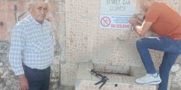Söke’de bazı halk çeşmelerine "Su içilemez" uyarısı
