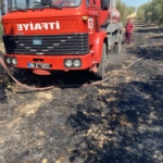 Zeytinlikte çıkan yangın hızlı müdahale ile söndürüldü 4 Zeytinlikte çıkan yangın hızlı müdahale ile söndürüldü
