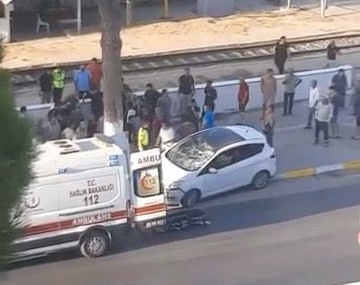 Aydın’da ışık ihlali kazayı getirdi 1 yaralı