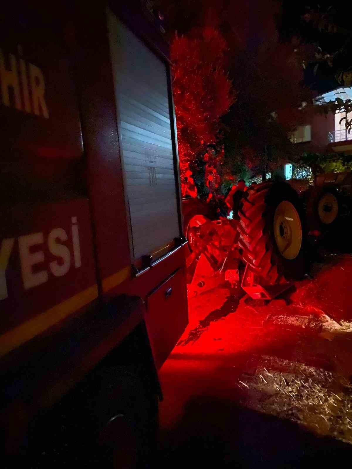 Bozdoğan’da traktör devrildi, 1 kişi hayatını kaybetti