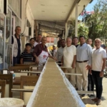 Karacasu’daki festivalde 13 buçuk metrelik tahinli pide yapıldı 5 Karacasu’daki festivalde 13 buçuk metrelik tahinli pide yapıldı
