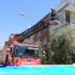 Aydın'da sevimli kediyi kurtarmak için tüm ekipler seferber oldu 4 Sevimli kediyi kurtarmak için tüm ekipler seferber oldu, o kurtarılacağı anda atlayıp gitti