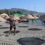 Sezon bitti, Marmaris Belediyesi plajları düzenlemeye başladı 6 Sezon bitti, Marmaris Belediyesi plajları düzenlemeye başladı