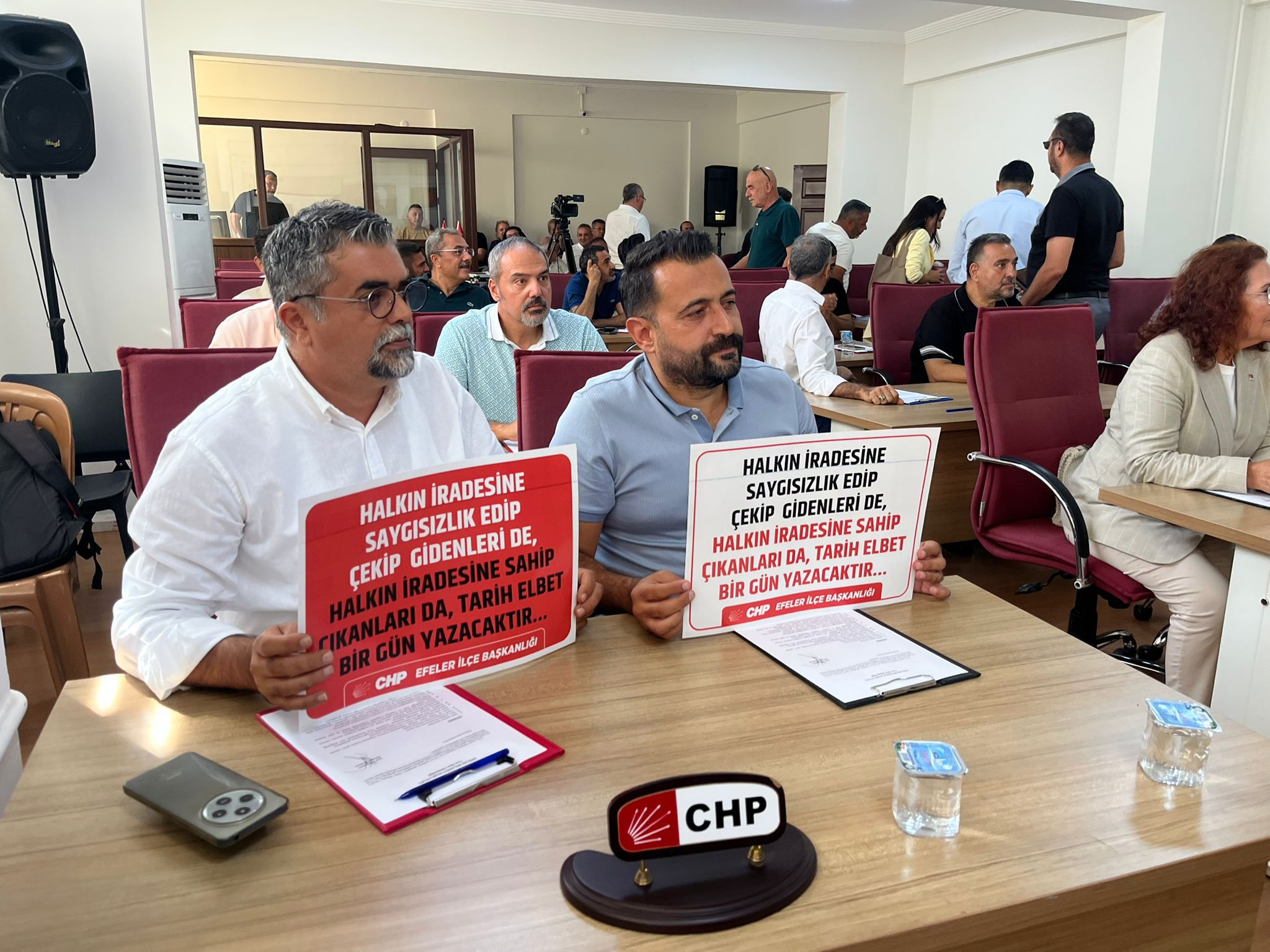 Efeler Belediyesinde protesto