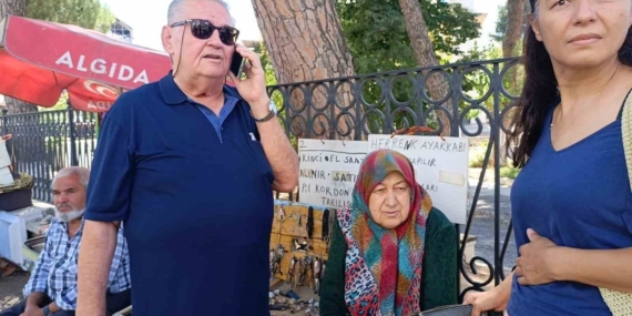Aydın’da otomobilin çarptığı kadın kazayı hafif atlattı