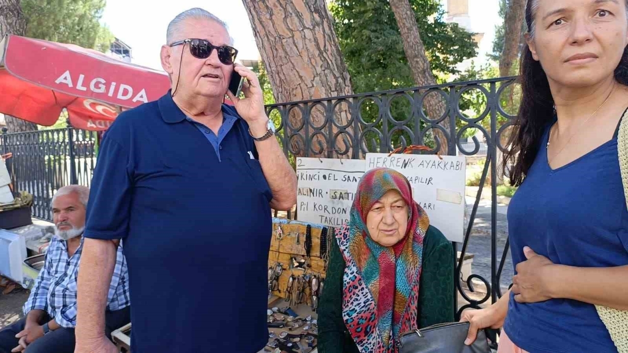 Aydın’da otomobilin çarptığı kadın kazayı hafif atlattı