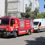 Efeler'de Çıkan Yangın Büyümeden Söndürüldü 9 Şalterleri kapattı, yangının önüne geçti
