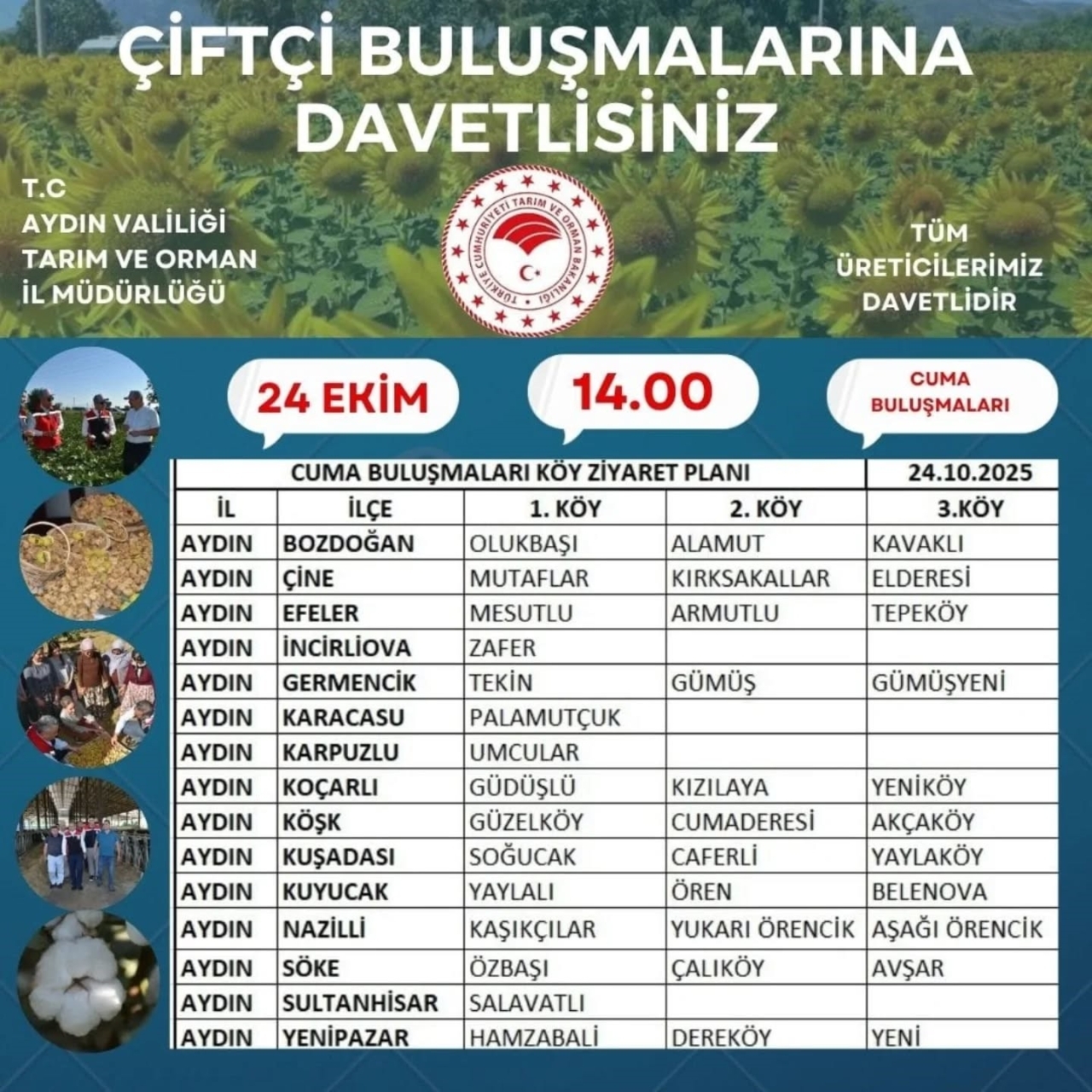 aydinda ciftci bulusmalari suruyor 049b5e5367ce