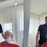 Liseli gençler, yaşlı çınarların saç bakımlarını yaptı