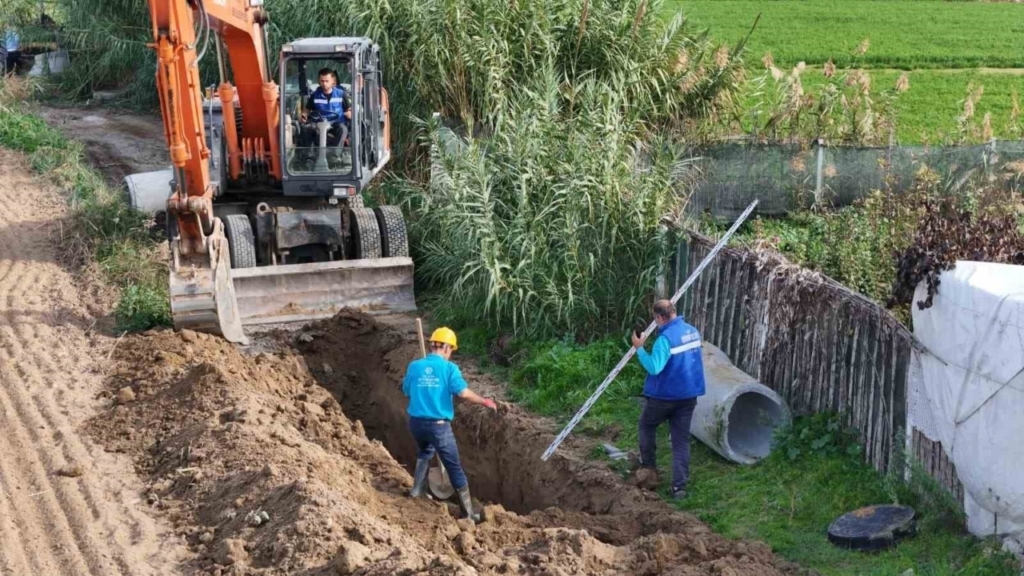 atcada kanalizasyon hatti yapimi basladi 6611a9be22f5