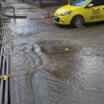 Aydın’da on beş dakika yağdı, yollar göle döndü