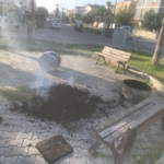 Didim'de çocukların oyun alanı tahrip edildi 2 cocuklarin oyun alani tahrip edildi zemin kaplamalari atese verildi a5d2e5979c5a