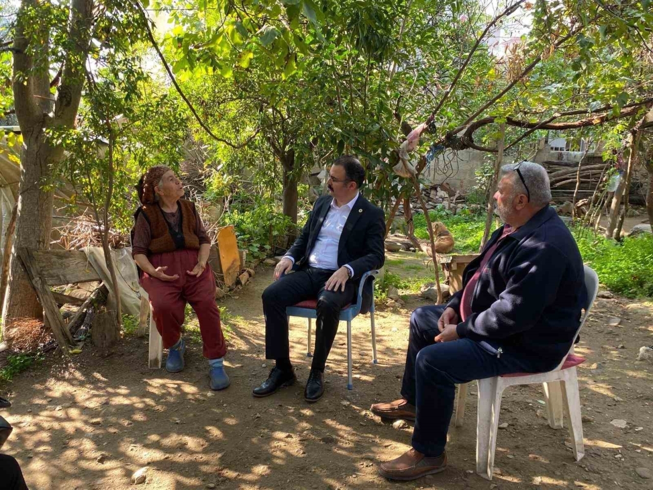 Sultanhisar Kaymakamı Ateş, vatandaşların evlerine misafir oldu
