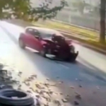 Araçla çarparak yaraladığı polis memurunun fotoğrafını çekip kayıplara karıştı