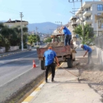 Bozdoğan Belediyesi, okullarda çevre düzenlemelerini sürdürüyor