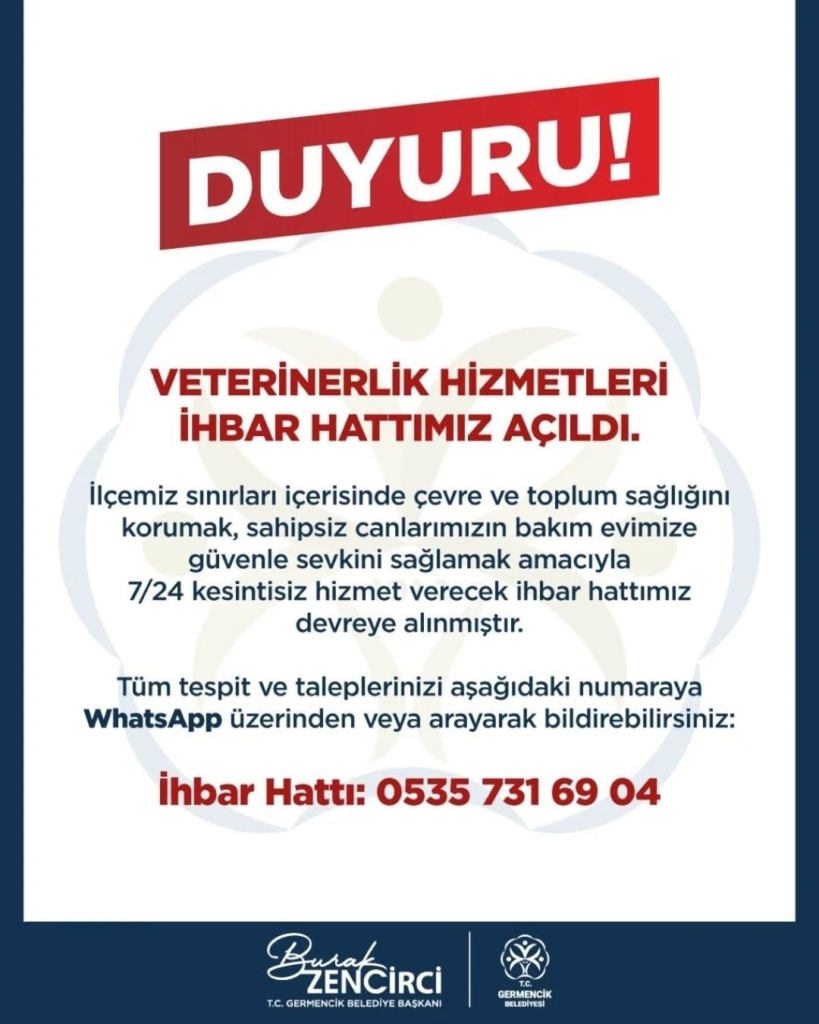 germencikte veterinerlik hizmetleri ihbar hatti hizmete acildi 4c3b13fbe835
