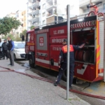 Klimadan çıkan yangın kısa sürede söndürüldü