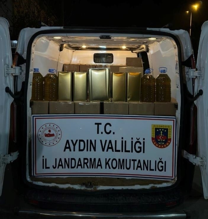 Nazilli’de kaçak zeytinyağı operasyonu
