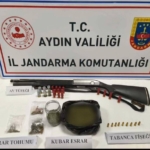Aydın’da uyuşturucu ve ruhsatsız silah operasyonu
