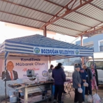 Bozdoğan Belediyesi’nden vatandaşa lokma ikramı