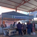 Bozdoğan Belediyesi’nden vatandaşa lokma ikramı