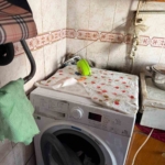 Çamaşır makinesinden çıkan yangın panikletti