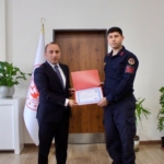 Çine Kaymakamı Erdoğan’dan jandarma personeline başarı belgesi