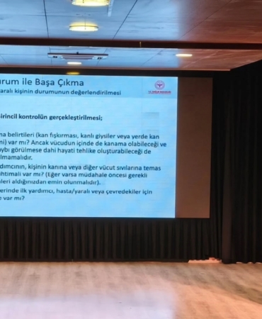 Germencik Belediyesi personeline ilk yardım eğitimi