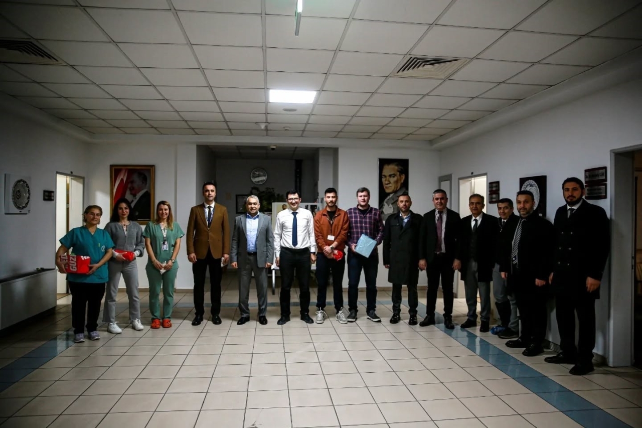Rektör Kent, ADÜ Hastanesi’nde hizmetleri yerinde inceledi