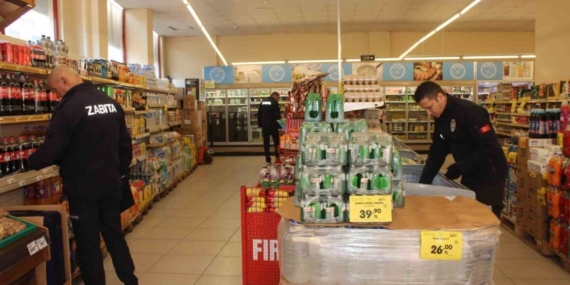 Sultanhisar’da zabıta ekipleri marketleri denetledi