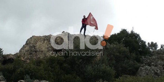 Doğum Gününde En Anlamlı Hediye: Kayalıklardan Türk Bayrağını Kurtardı