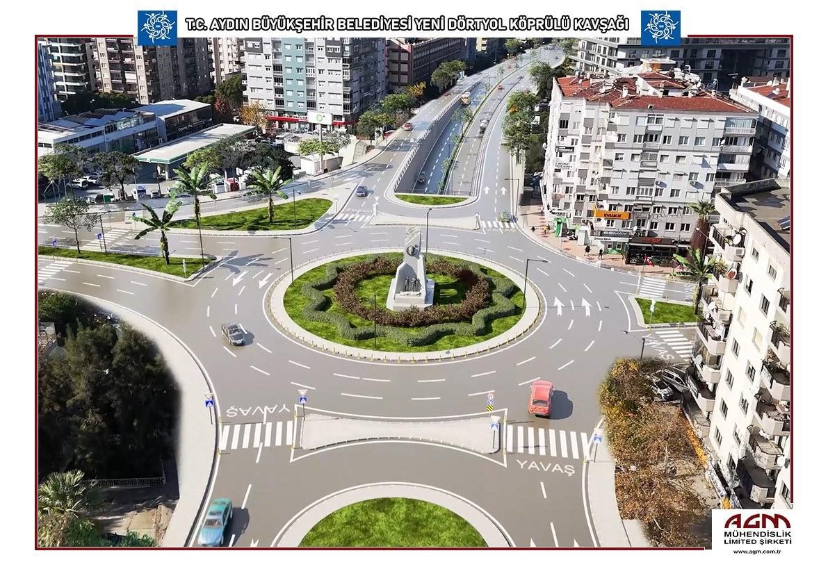 Yeni Dörtyol Kavşağı trafiğe kapatılıyor 13 Yeni Dörtyol Kavşağı trafiğe kapatılıyor