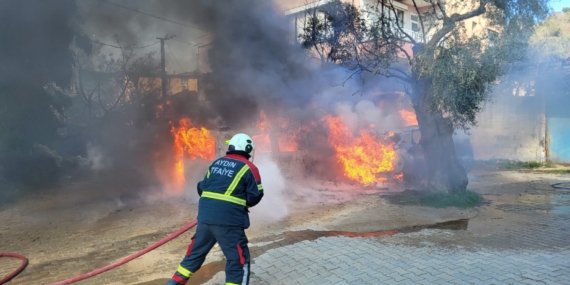 Nazilli’de korku dolu anlar!